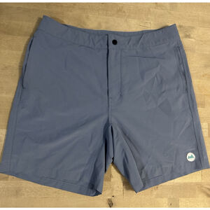 Myles Men’s Tour Shorts Medium Gray/blue 7” Activewear Golf